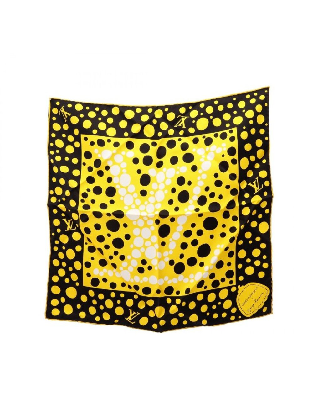Louis Vuitton Scarf LV YK Carre 45 Infinity Dot Yayoi Kusama Silk